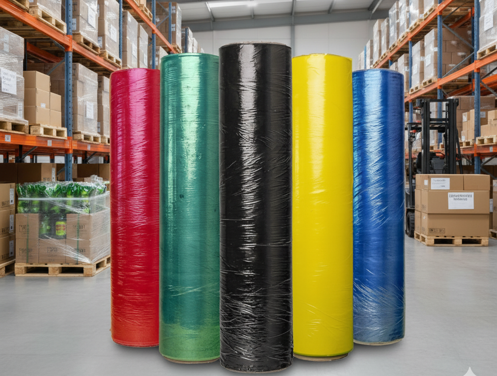 Como comprar o melhor filme stretch colorido para sua empresa